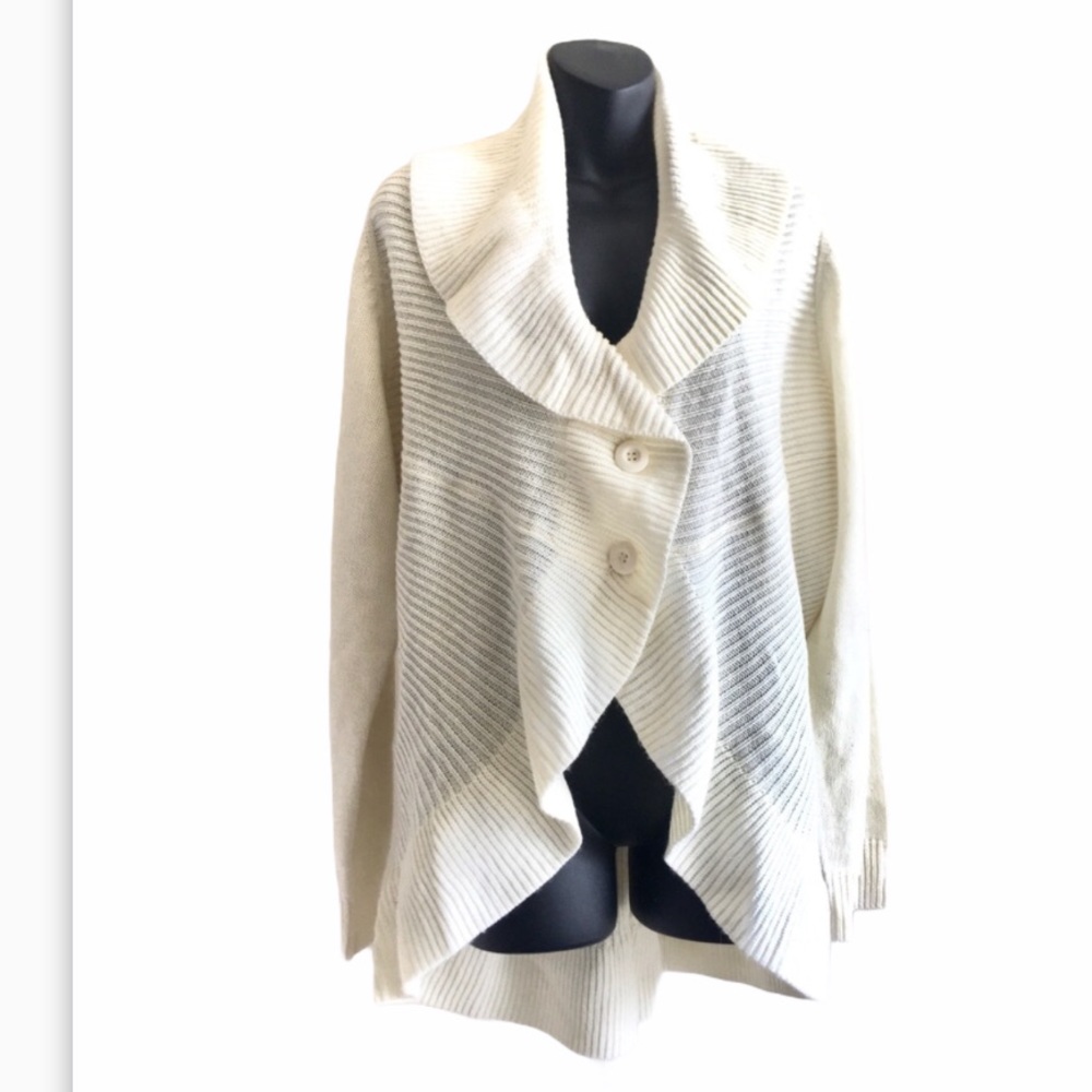 NWT Niotto Wool Blend Sweater Cardigan. 2X